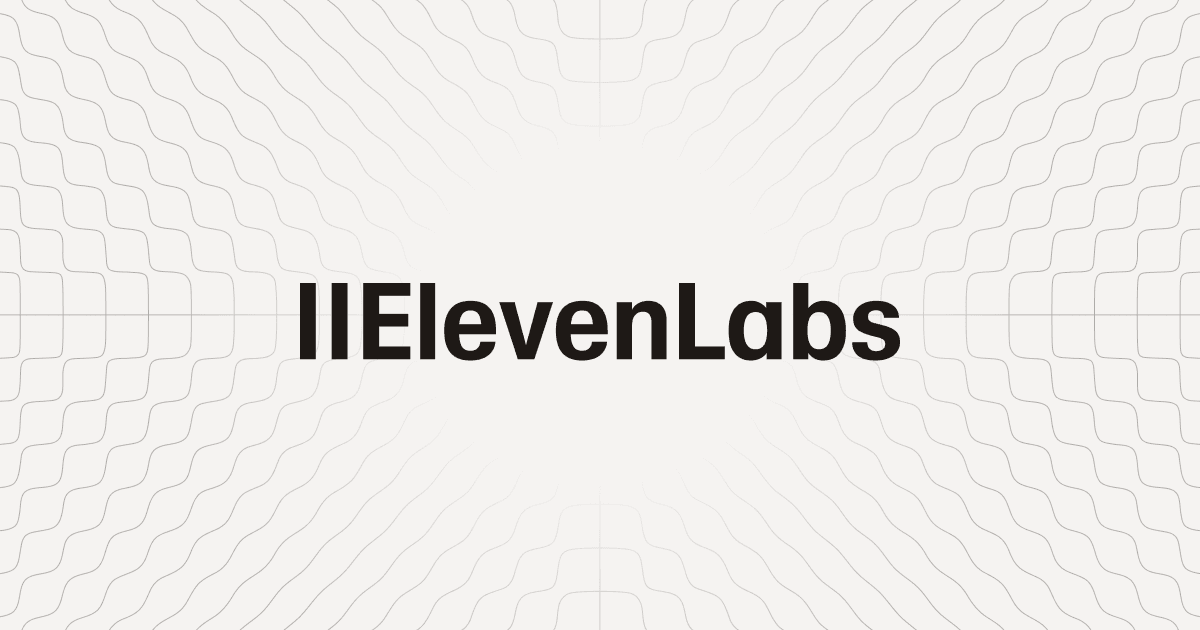 ElevenLabs interface preview