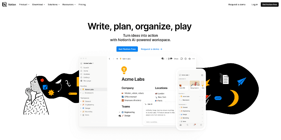 Notion Notion - AI tool screenshot and preview
