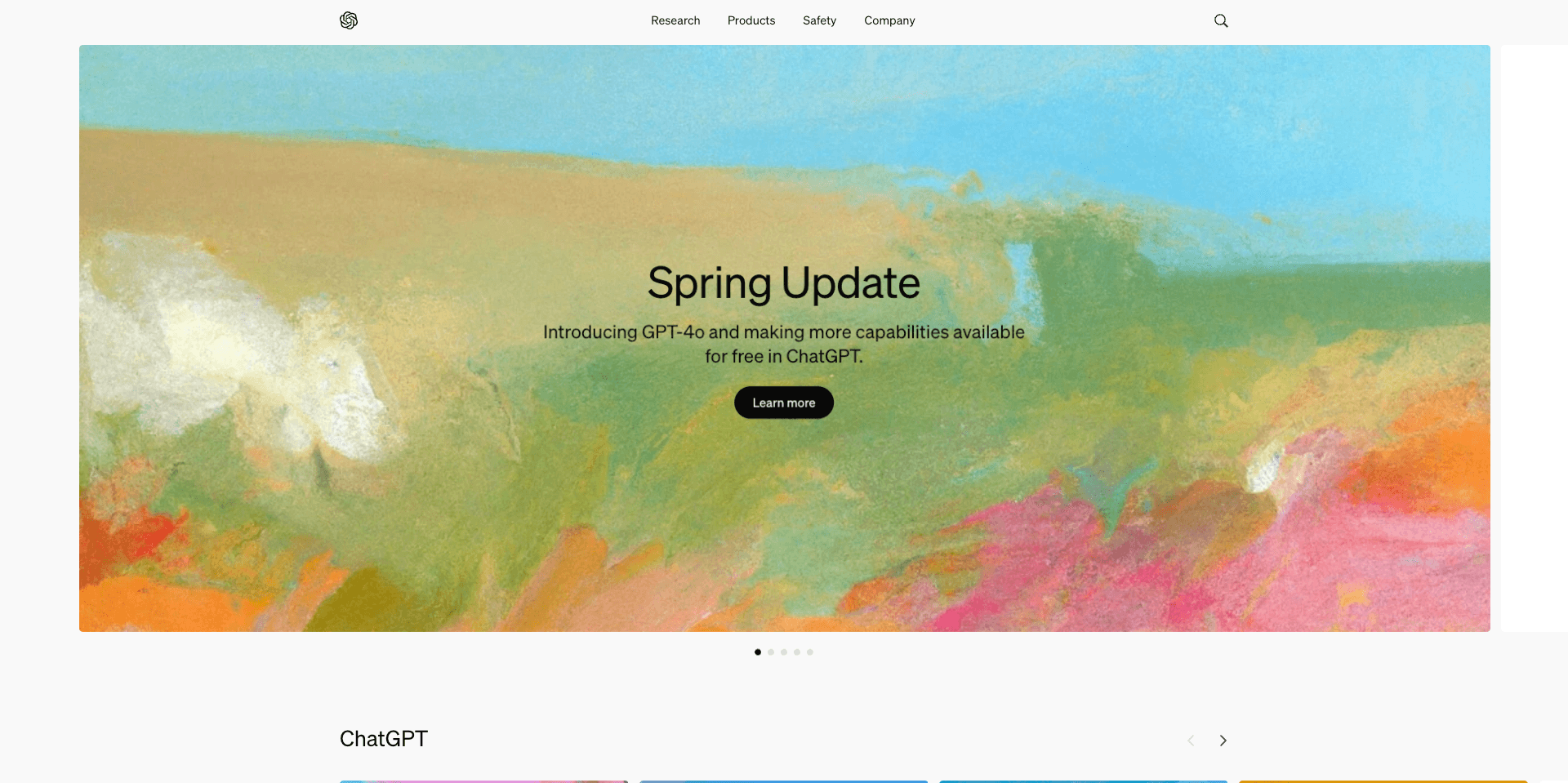 OpenAI - AI tool screenshot and preview